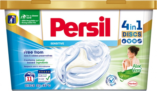 Капсулы для машинной стирки Persil Discs Сенситив/детский 11 шт. 