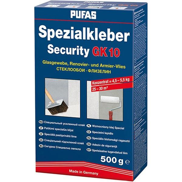 Клей Pufas GK10 для стекловолокна и флизелина 1 кг