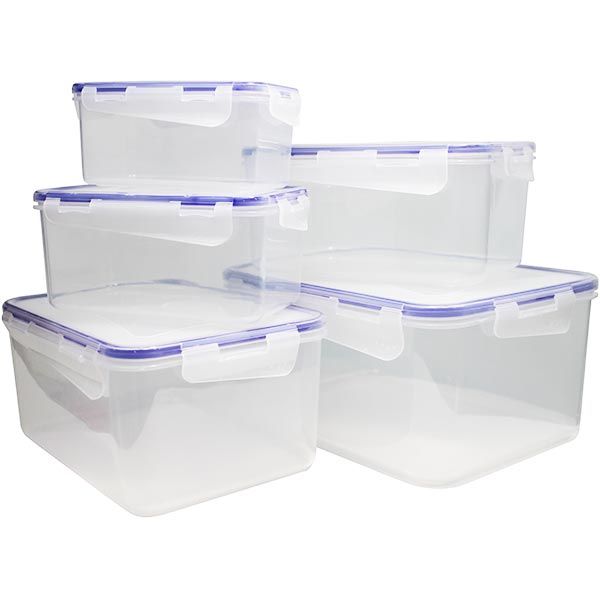 Набор емкостей для пищевых продуктов Алеана 5 в 1