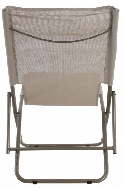 Кресло-шезлонг UBC Group раскладной серый 52x107 см 