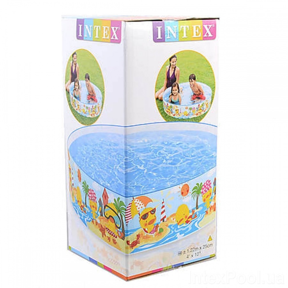 Бассейн надувной Intex арт.58477 Утенок 122х25 см