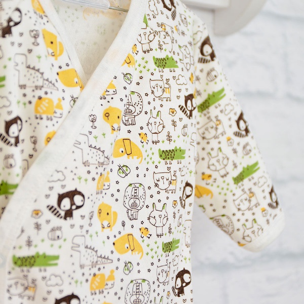 Боди унисекс Blanka Животние р.68 белый 12887 