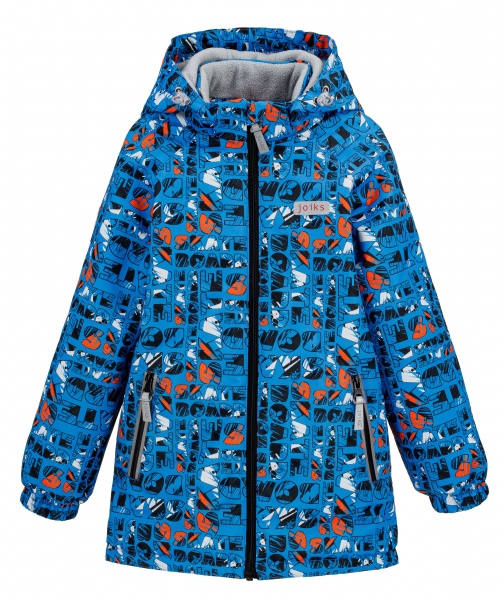 Куртка детская для мальчиков JOIKS р.110 синий EW-139 