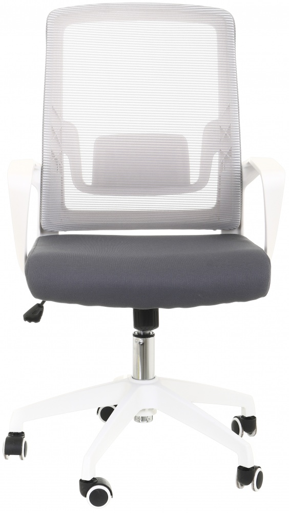 Кресло офисное Фоши серый/белый