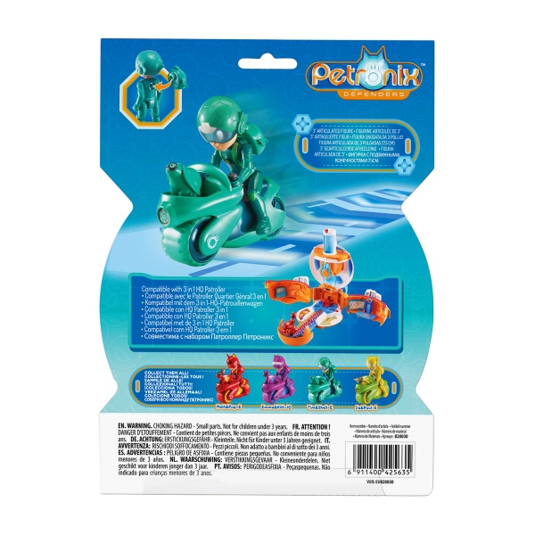 Ігровий набір Petronix Defenders Петмобіль плюс фігурка Тіма 7,5 см 123200 