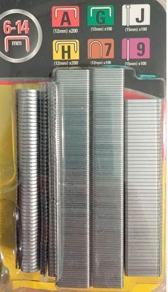 Степлер Stanley FMHT6-70868 FatMax 6 в 1, регулювання, 6-14 мм., тип 53+140, пластик, цвяхи, шпильки