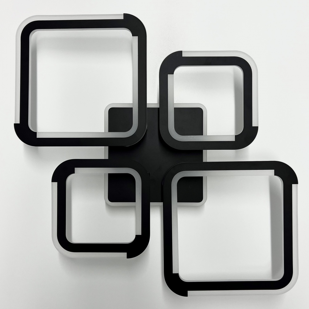 Люстра світлодіодна Luminaria 4x75 Вт LED-модуль [019] Black SELENA 75W 5S BLACK