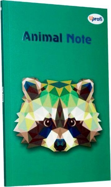 Блокнот Animal Note В6 40 листів зелений Uprofi plan
