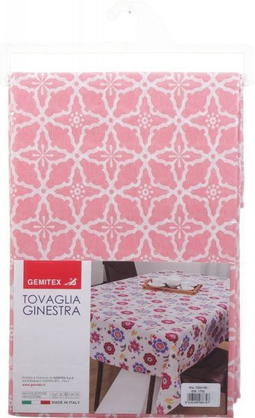 Скатерть Ginestra клен 120x160 см розовый Gemitex 