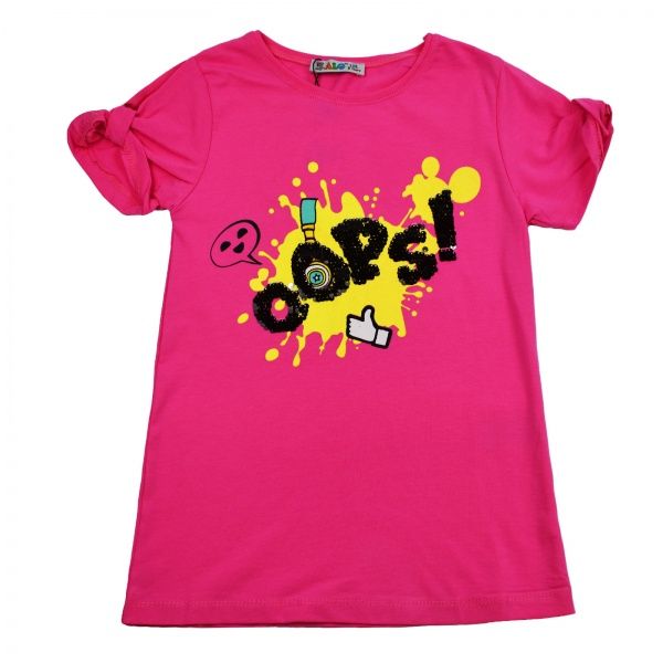 Футболка для девочки ALG OOPS! 720579 р.146 розовый 