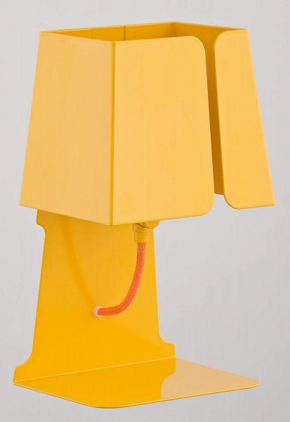 Настільна лампа ALFA Faust 1x40 Вт E14 жовтий 9403 