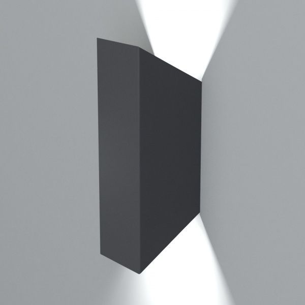 Светильник настенный Iterna BRICK GU10 графит/черный 