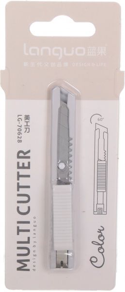 Нож канцелярский Classic серый 