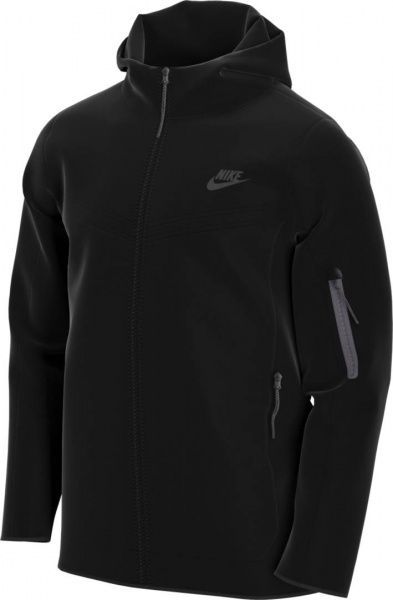 Джемпер Nike M NSW TCH FLC HOODIE FZ WR CU4489-010 р. S чорний