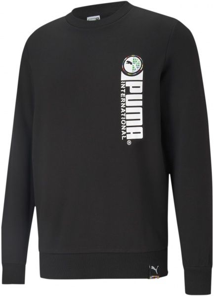 Свитшот Puma INTL Graphic Crew 59980101 р. M черный