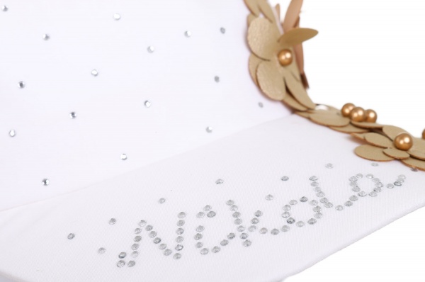 Кепка для девочек Pampona 21 L 06 р.52 молочный 