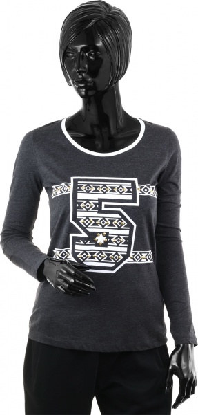 Футболка Proxima Azzurra AZZURRACHARCOAL MEL р.S темно-сірий меланж