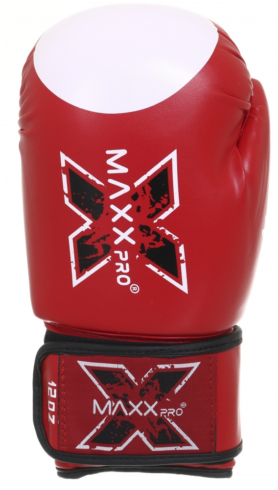 Боксерские перчатки MaxxPro AVG-616 Red vynil-12 р. 12 12 ozoz Red vynil-12 красный