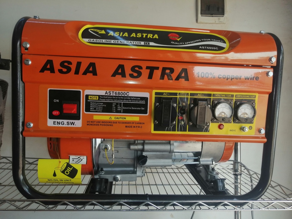 Генератор бензиновый Astra 2,8 кВт / 3 кВт 220 В AST6800CE