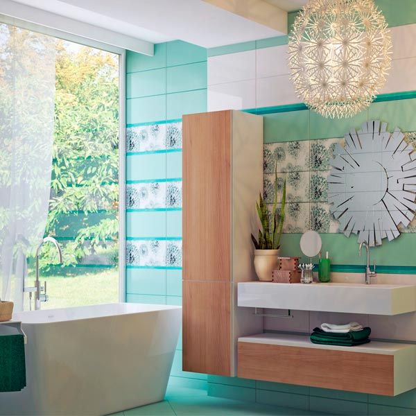 Плитка Керамін Престиж 2Т бірюзовий 200х500 мм