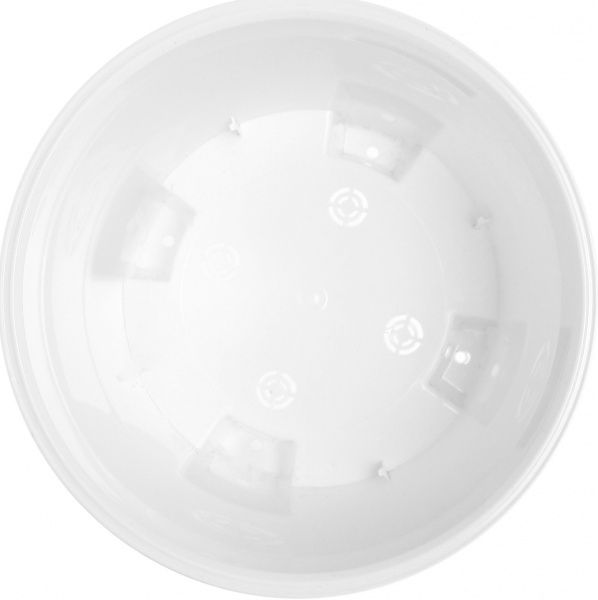 Горщик пластиковий Santino Арте круглий 2л ліловий/білий 