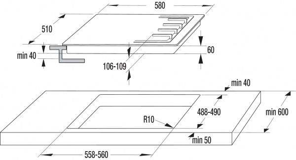 Варочная поверхность Gorenje GW 66 CLI