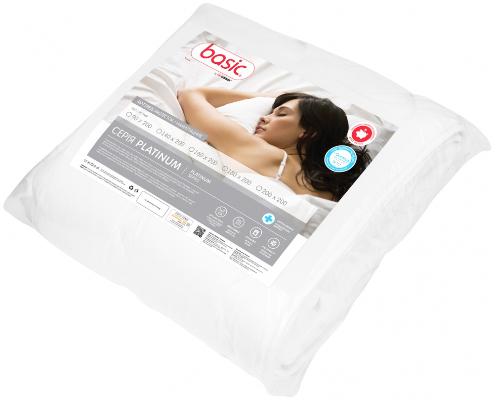 Наматрасник Sonex Basic Platinum 180x200 см