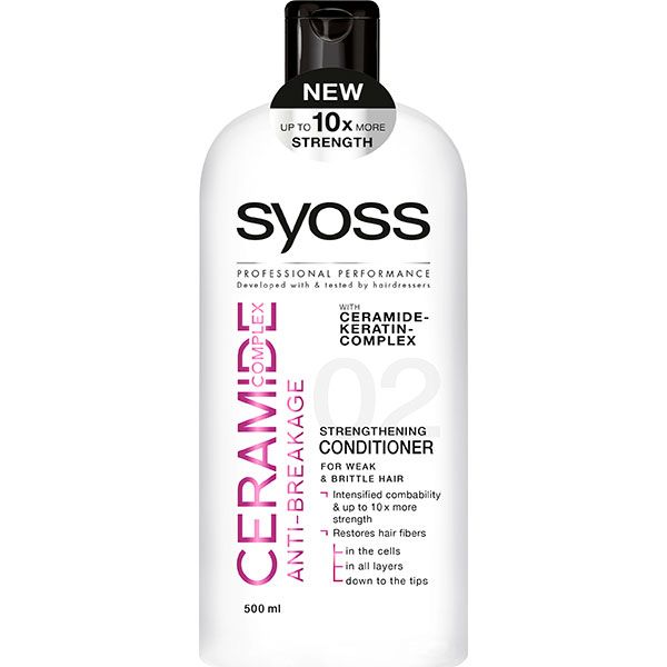 Кондиционер Syoss Ceramide Complex для ослабленных и ломких волос 500 мл