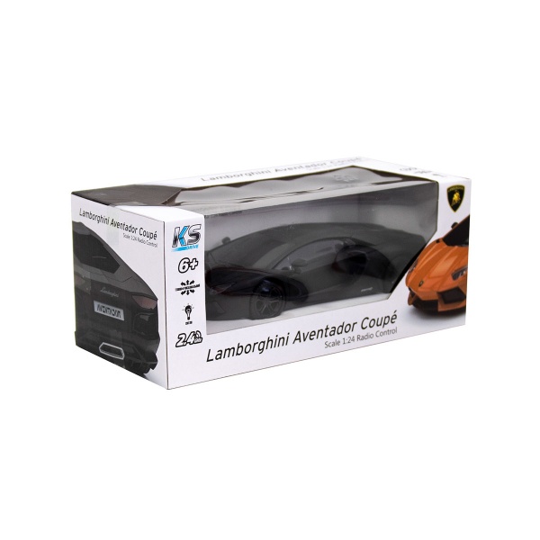 Машинка Lamborghini Aventador LP 700-4 (1:24, 2.4Ghz, черный) 1:24 124GLBB