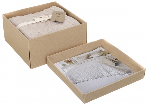 Покривало Lagos 230x270 см Antonio Pereira бежевий 