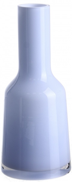 Ваза скляна Wrzesniak Glassworks Opal/Light Blue 20 см світло-синя 