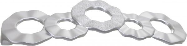 Меблева ручка DL 10A/128 G6 128 мм матовий хром DC