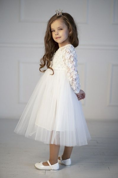 Платье Sasha р.92 белый 4407 