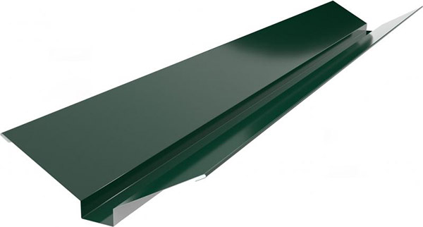 Планка ендови декоративна глянсова PSM PROFILE PSM RAL 6005 зелена 2м