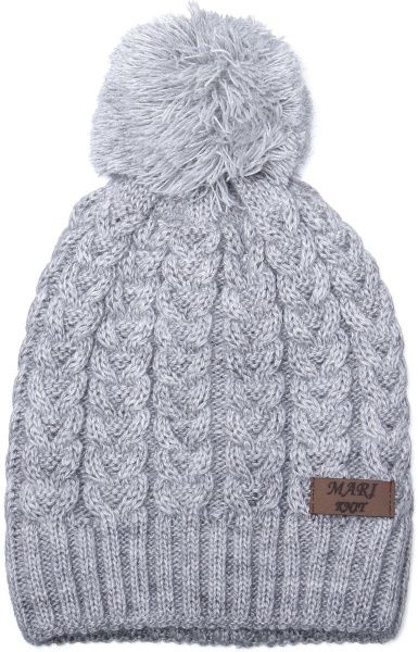Шапка Mari-Knit 0822 р.48-50 сірий 