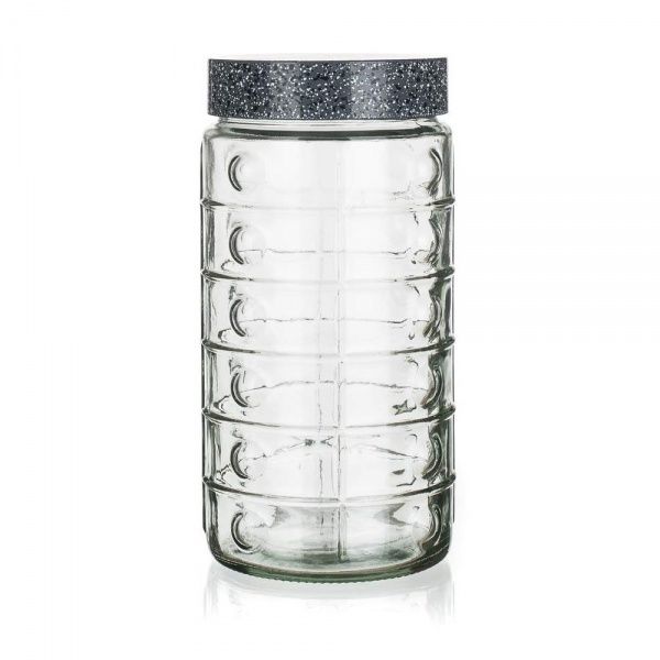 Банка для сипучих з металевою кришкою 1,7 л Granite Banquet