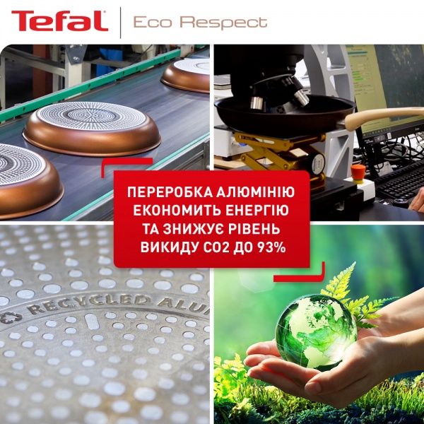 Сковорода 24 см Eco Respect G2540453 Tefal
