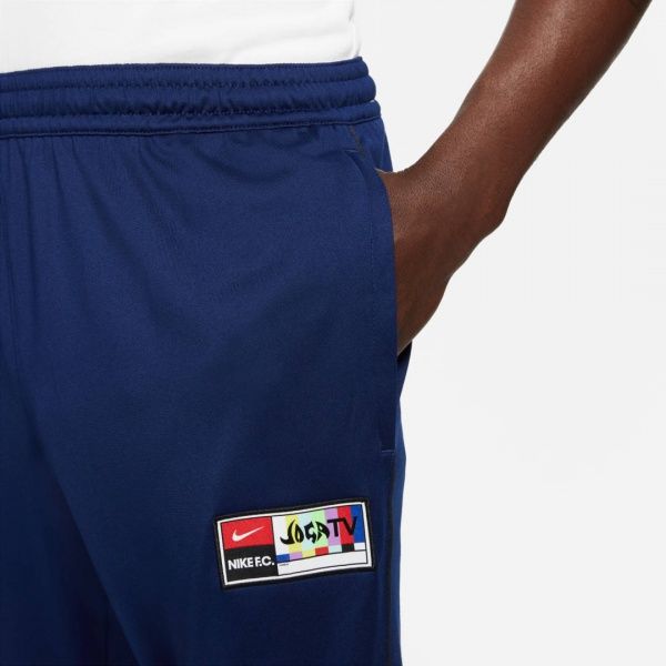 Штани Nike M NK FC PANT SOCK CUFF KPZ DA8145-492 р. L темно-синій