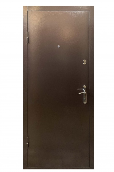 Двері вхідні Міністерство дверей КУ-Оптима горіх морений 2050x960 мм ліві