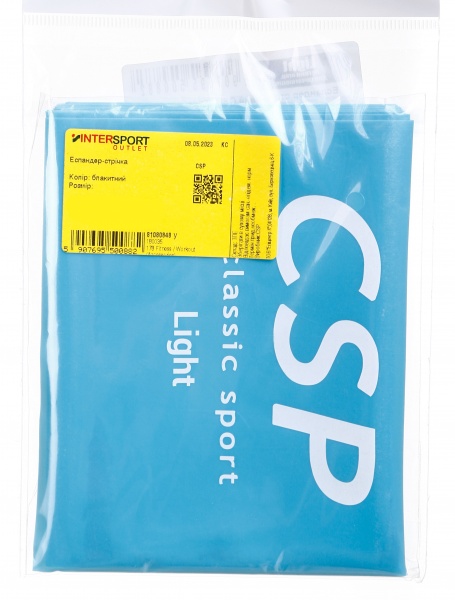 Стрічка-еспандер CSP стандарт р.уні. SS23 180035 блакитний 