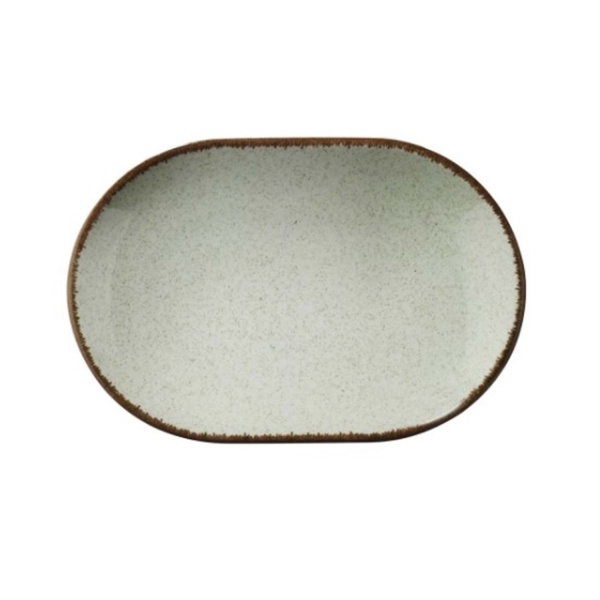 Блюдо овальне Colorx 28 см зелений Kutahya 