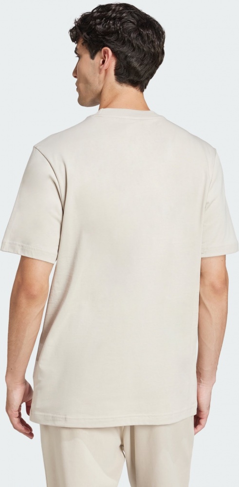 Футболка Adidas M SL SJ T WONALU/WHITE JD1779 р.2XL бежевый