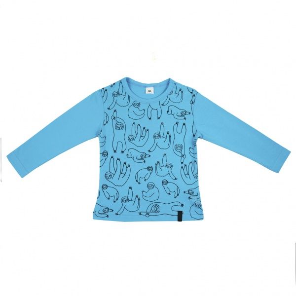 Футболка з довгим рукавом Danaya р.98 блакитний із малюнком ШЯ19-19 