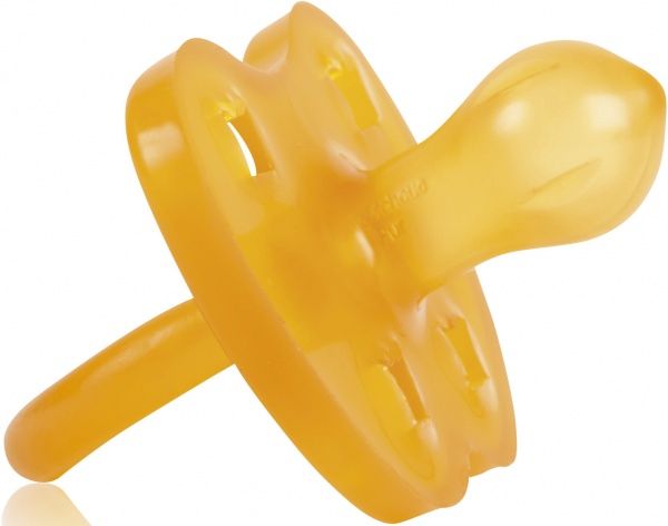 Соска-пустышка Hevea круглая CROWN 0-3