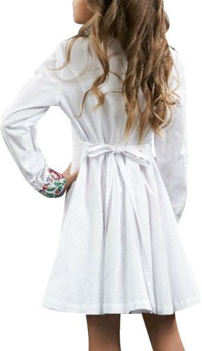 Платье Эдельвика 140-17/00 р.146 белый 