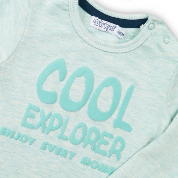 Футболка для мальчиков Dirkje р.74 зеленый D36474-35 