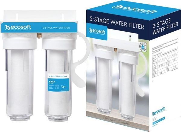 Фільтр механічного очищення Ecosoft подвійний 3/4