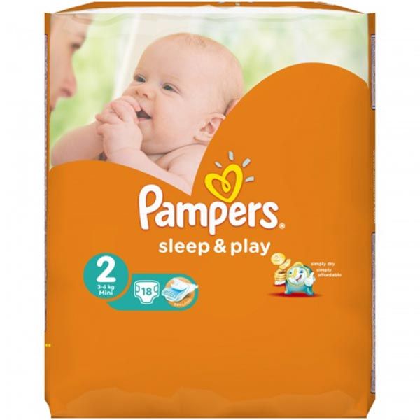 Підгузки Pampers Sleep & Play Mini 3-6 кг 18 шт