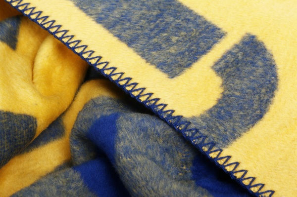 Плед Патріотичний 150x220 см жовто-синій Lanavitta 