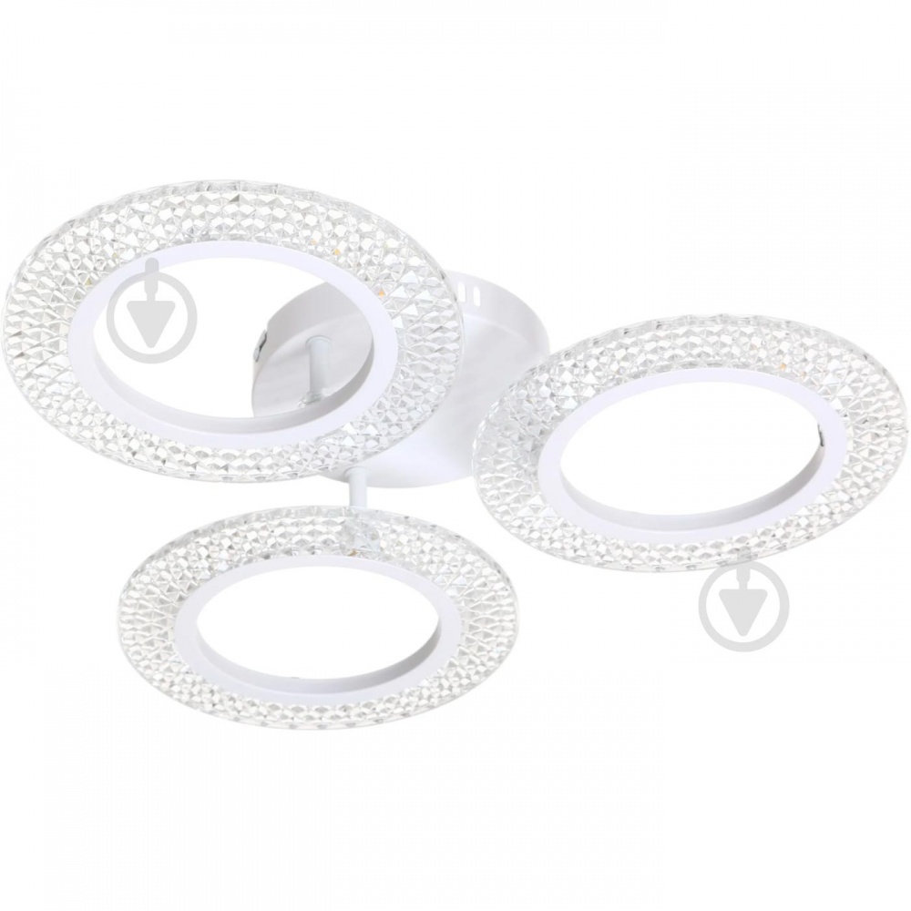 Люстра стельова Accento lighting ELLY AC 3R 32 Вт білий